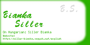 bianka siller business card